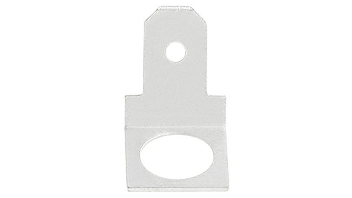 RS PRO Uninsulated Male Spade Connector, PCB Tab, 4.75 x 0.5mm Tab Size