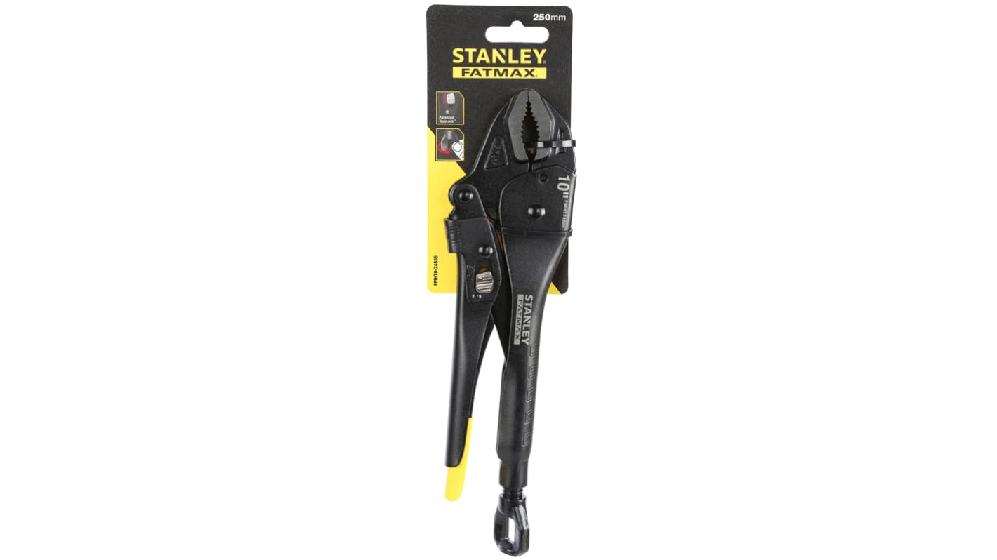 Stanley Locking Pliers, 247.6 mm Overall