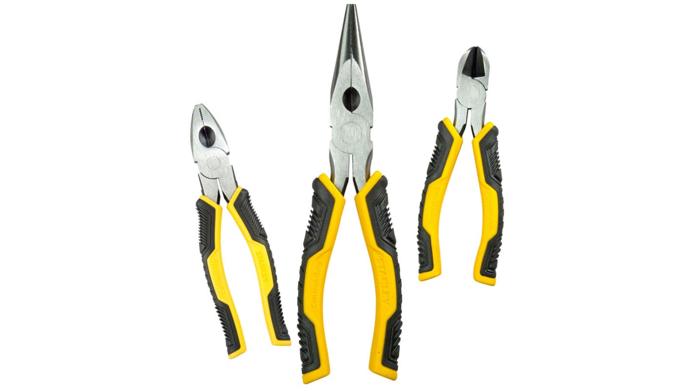 Stanley 3-Piece Plier Set, 150 mm Overall