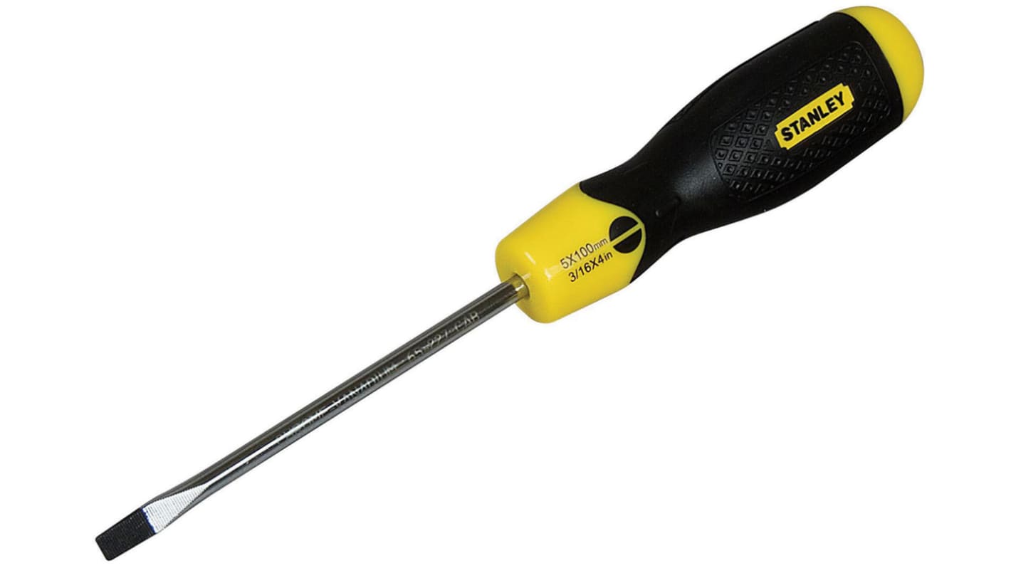 Stanley Slotted Screwdriver 5 mm Tip 100 mm Blade