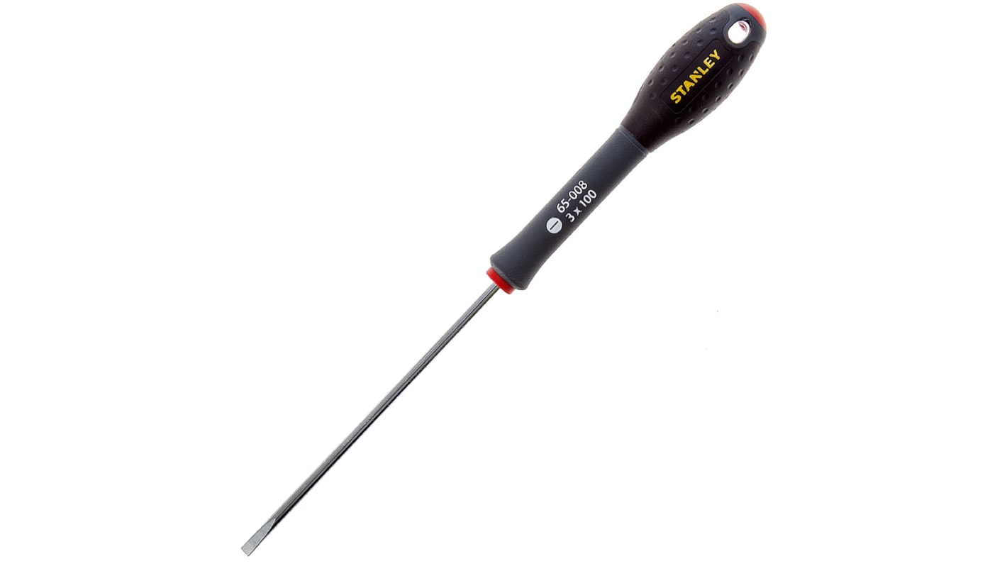 Stanley Slotted  Screwdriver, 3 mm Tip, 100 mm Blade