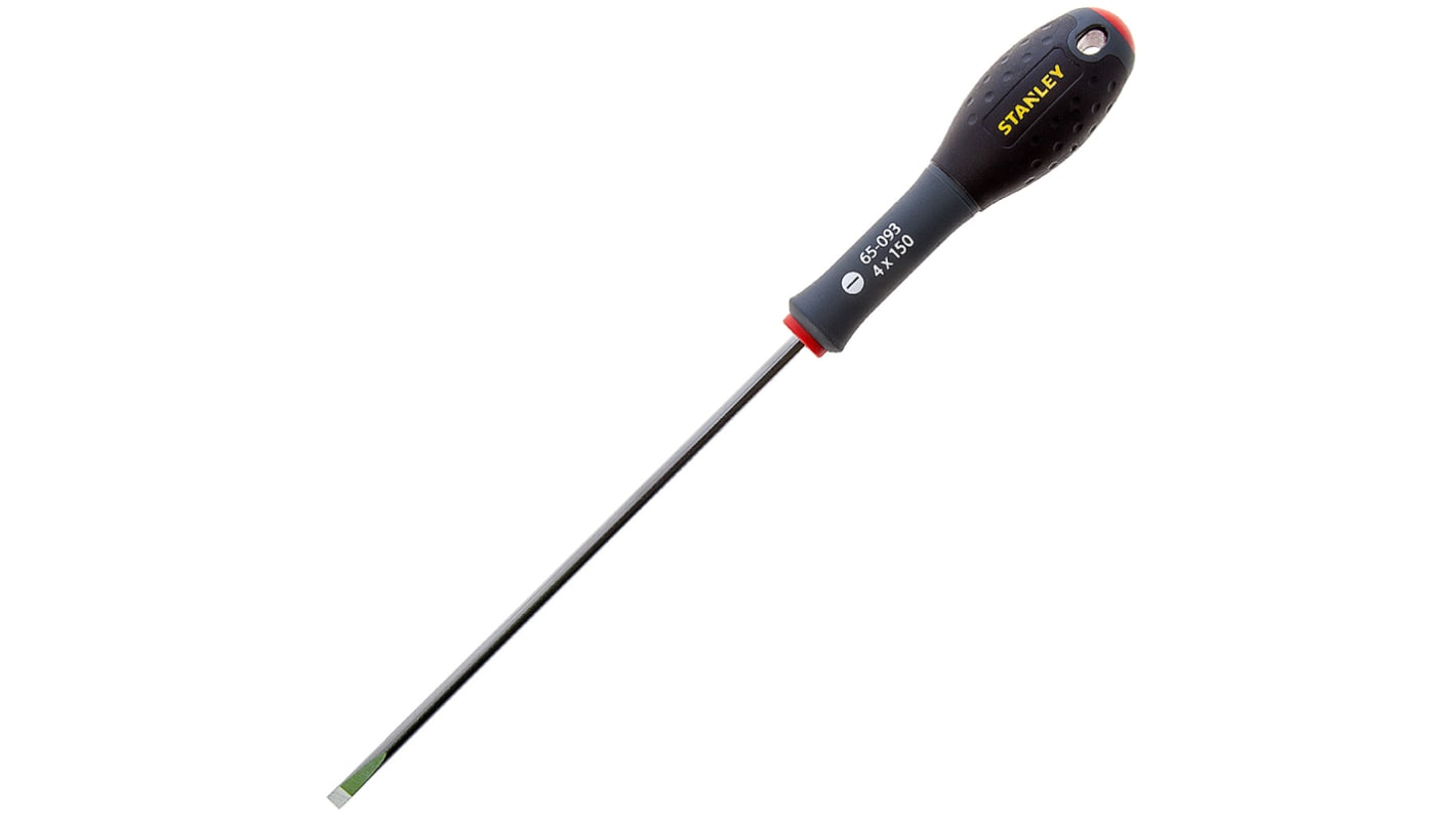 Stanley Slotted  Screwdriver, 4 mm Tip, 150 mm Blade