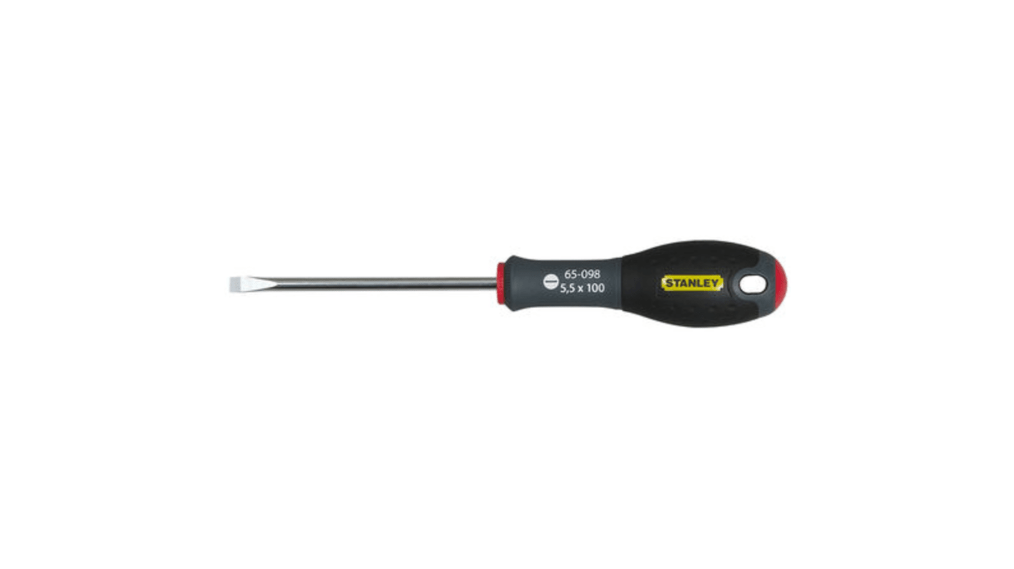 Stanley Slotted  Screwdriver, 5.5 mm Tip, 100 mm Blade