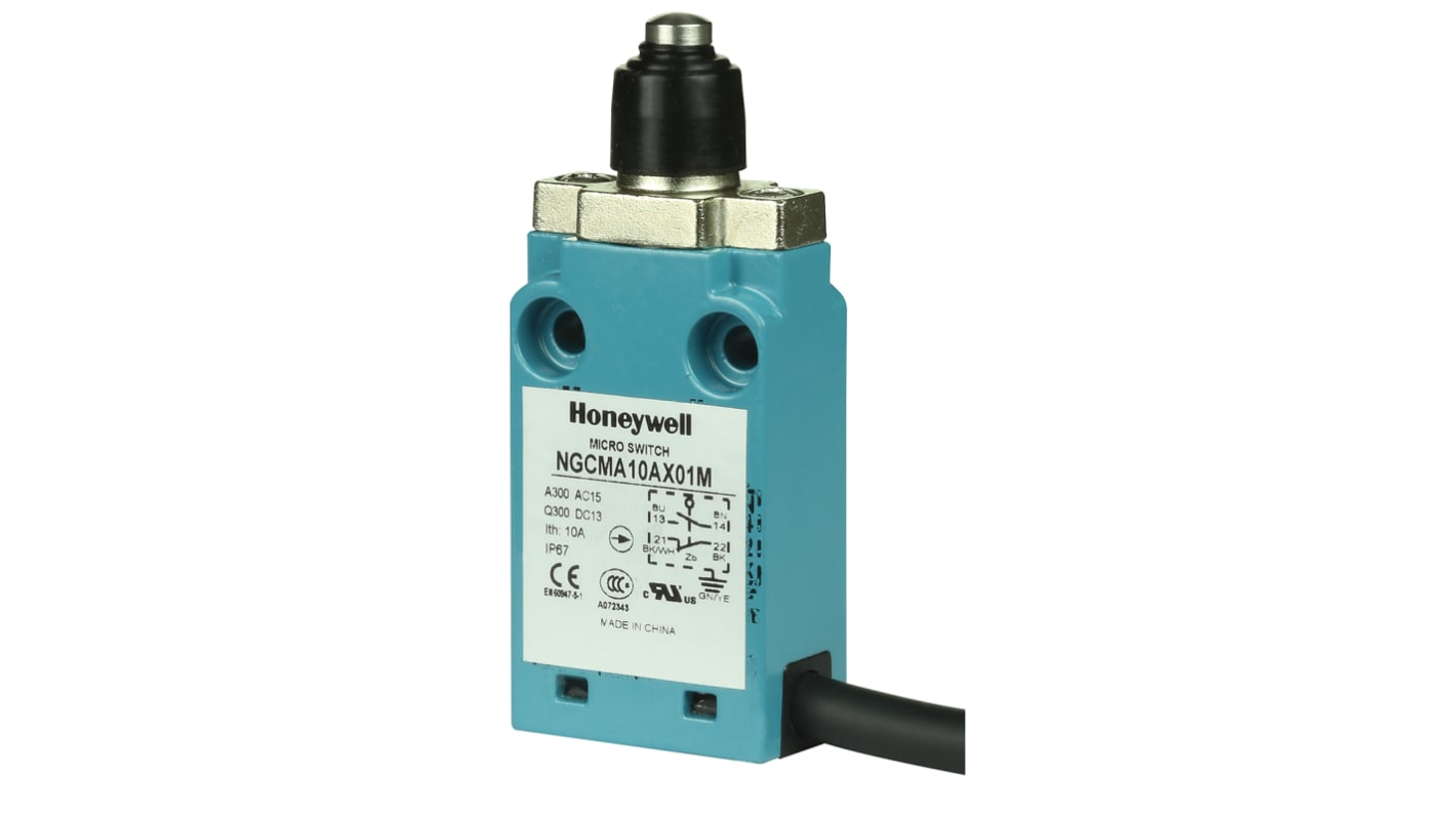 Honeywell NGC Endschalter StoBel 1 poliger Wechsler SchlieBer Offner IP 67 Metall 120 V ac 6 A 125 V dc 550mA