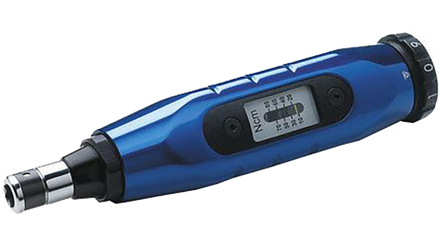 Lindstrom Adjustable Hex Torque Screwdriver, 0.5 → 4.50Nm, 1/4 in Drive, ±6 % Accuracy - RS Calibrated