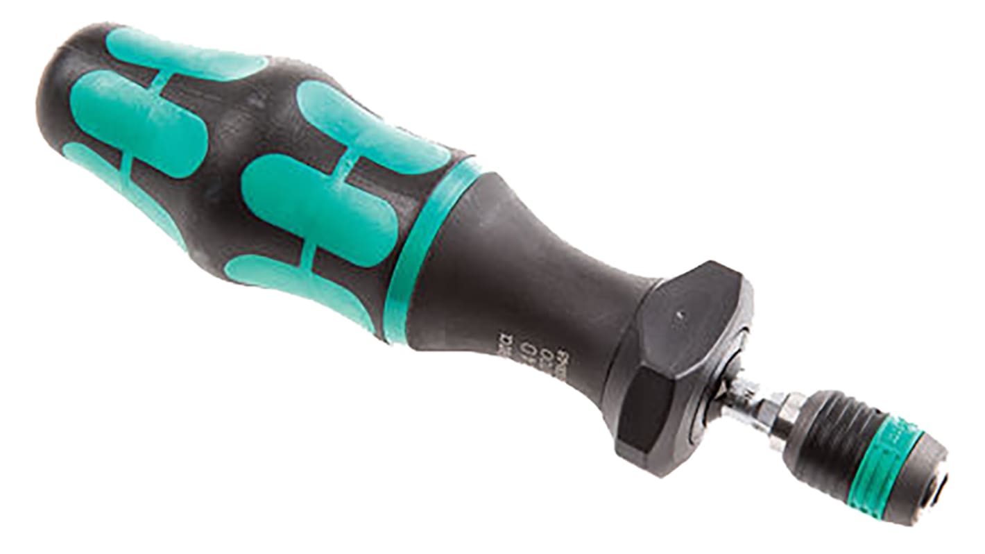 Wera Adjustable Hex Torque Screwdriver, 0.3 → 1.2Nm, 1/4 in Drive, ±6 % Accuracy - With RS Calibration