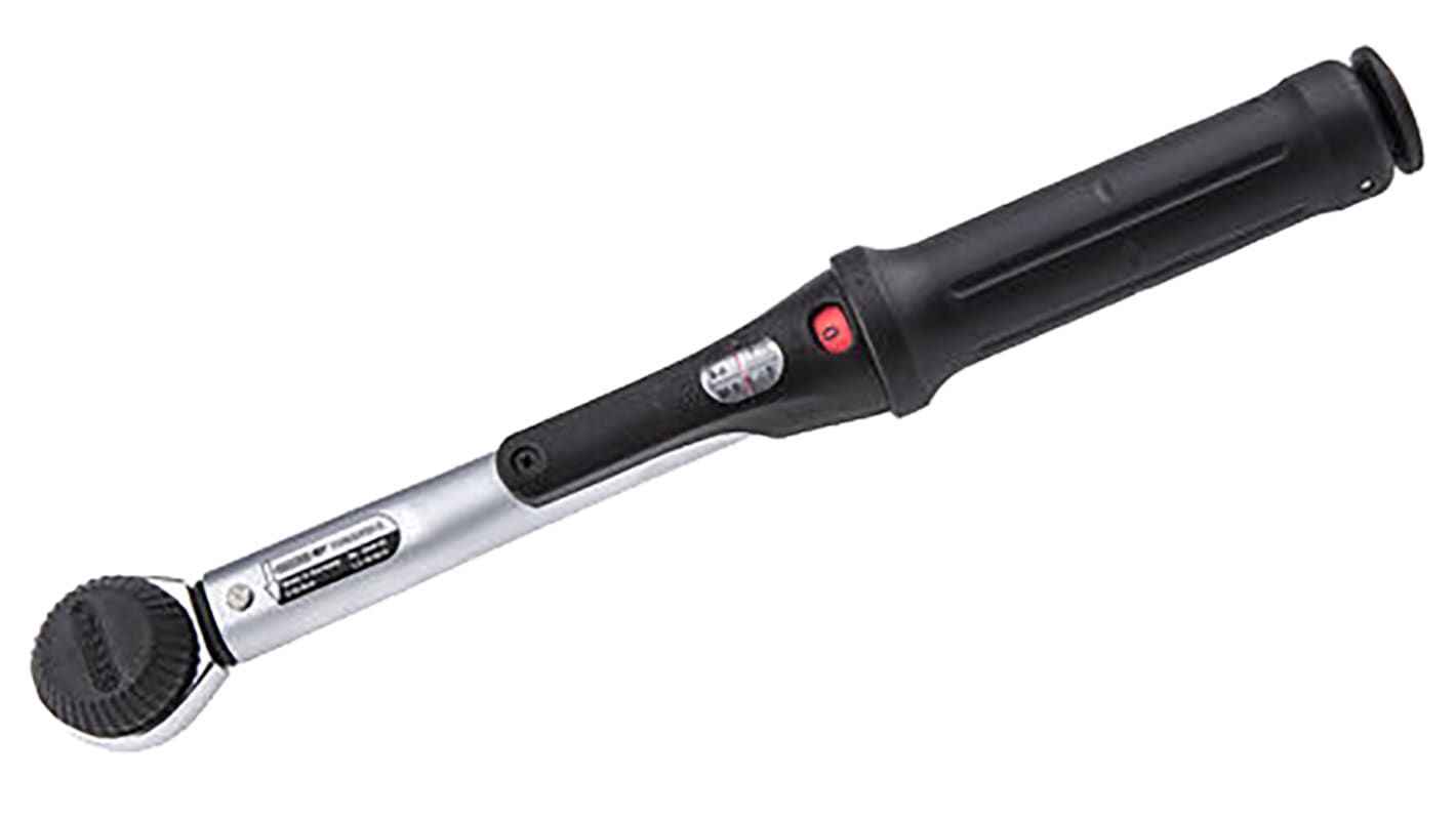 Gedore Click Torque Wrench, 5 → 25Nm, 1/4 in Drive, Square Drive - RS Calibrated