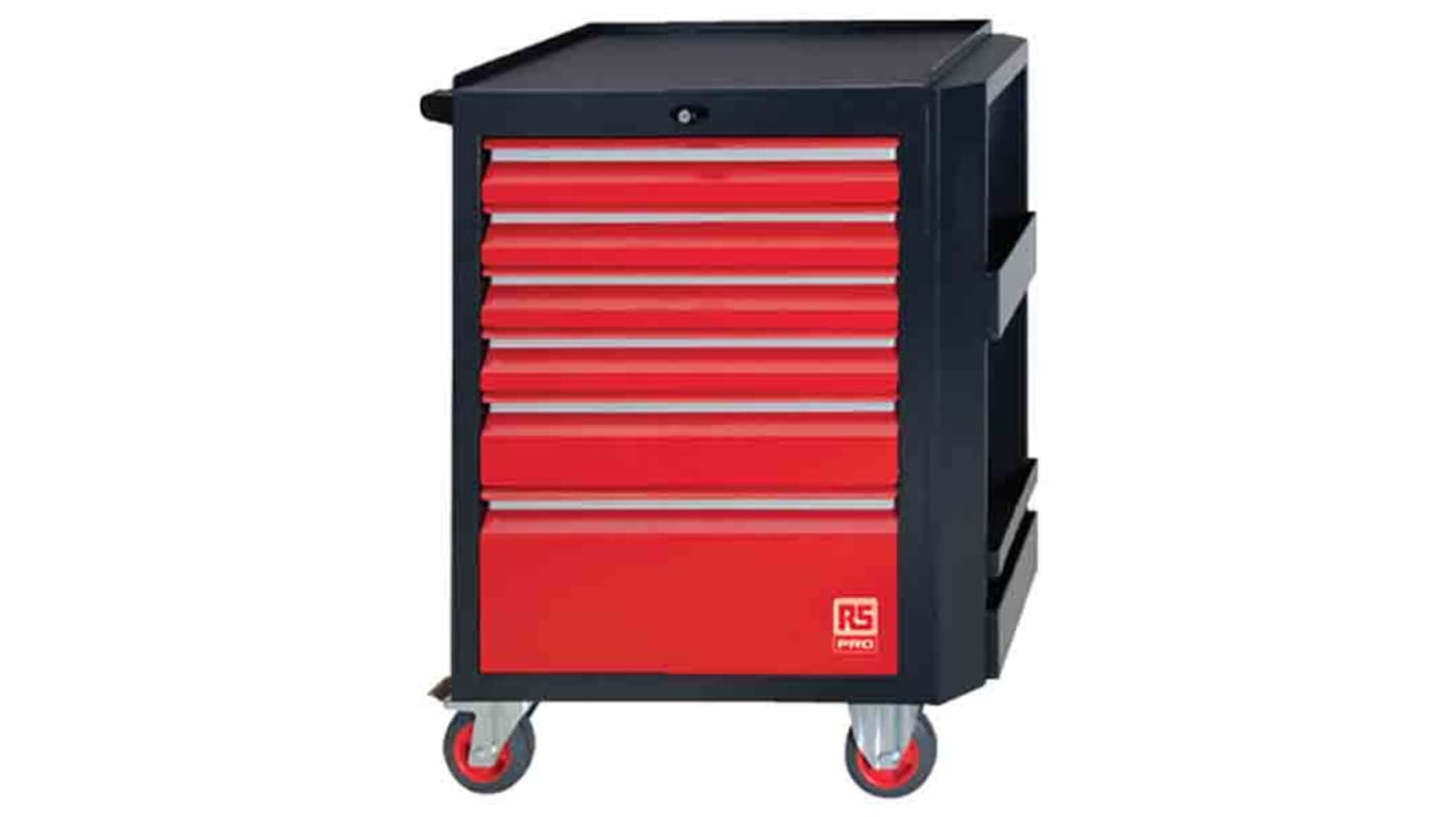 Cassettiera per utensili RS PRO serie, 6 cassetti