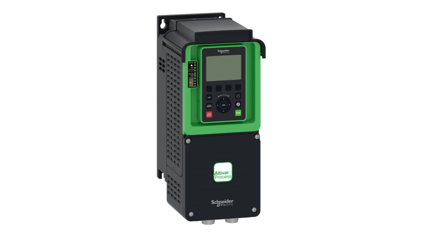 Variador de velocidad Schneider Electric serie ATV63, 0,75 kW, 400 V ac, 3 fases, 1,5 A, 0.1 → 500Hz, IP21,