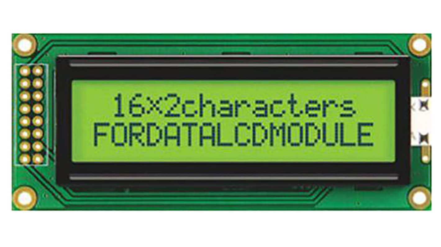 Display alfanumerico LCD Fordata, Alfanumerico, 2x16 caratteri