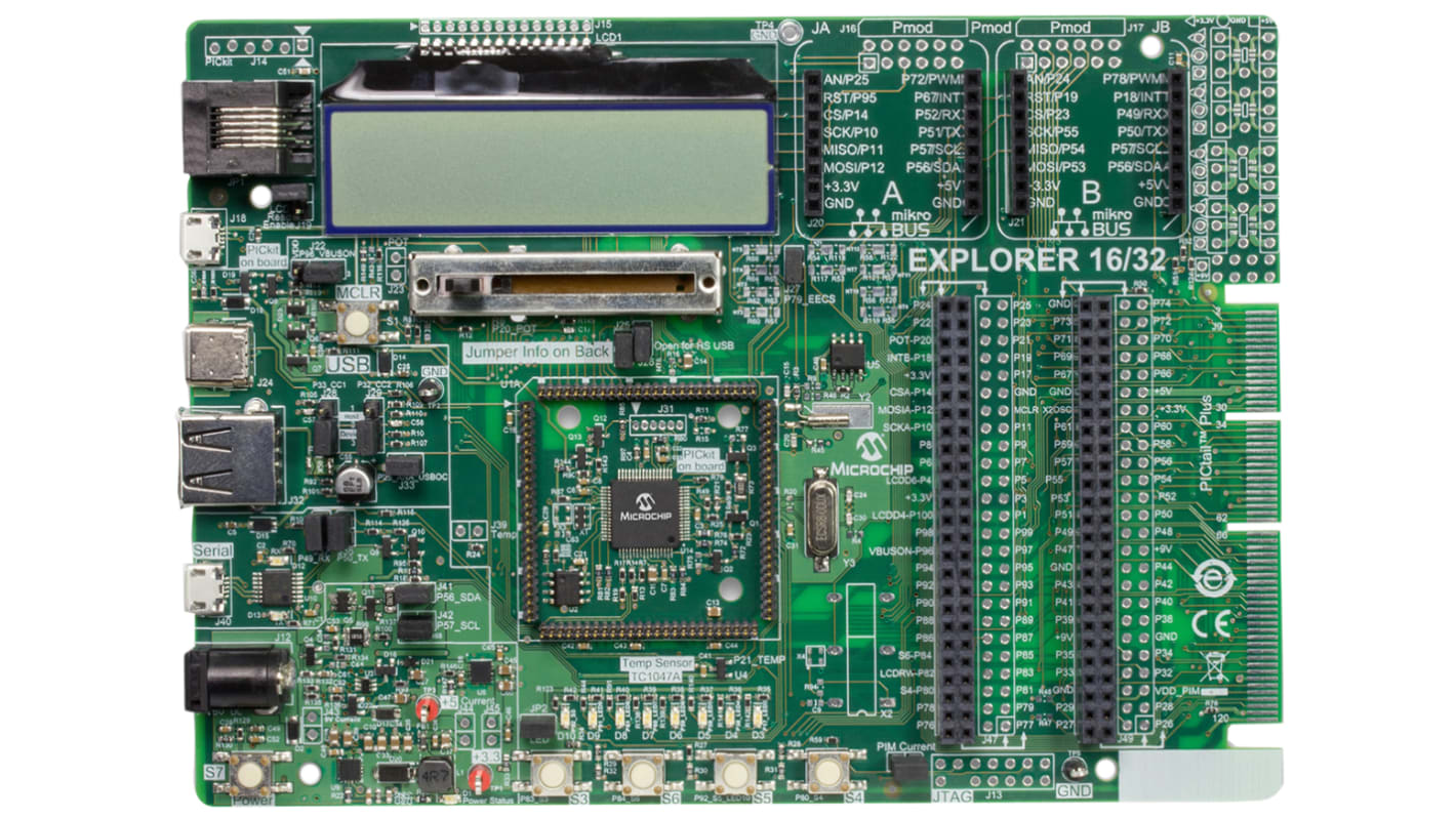 Microchip 開発ボード, 開発 ボード, Explorer 16/32, DM240001-2
