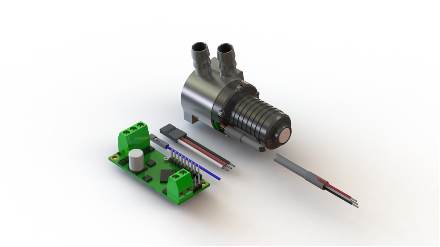 RS PRO 6 → 28V 850mbar Direct drive, Seal-less Coupling Centrifugal Water Pump, 9L/min