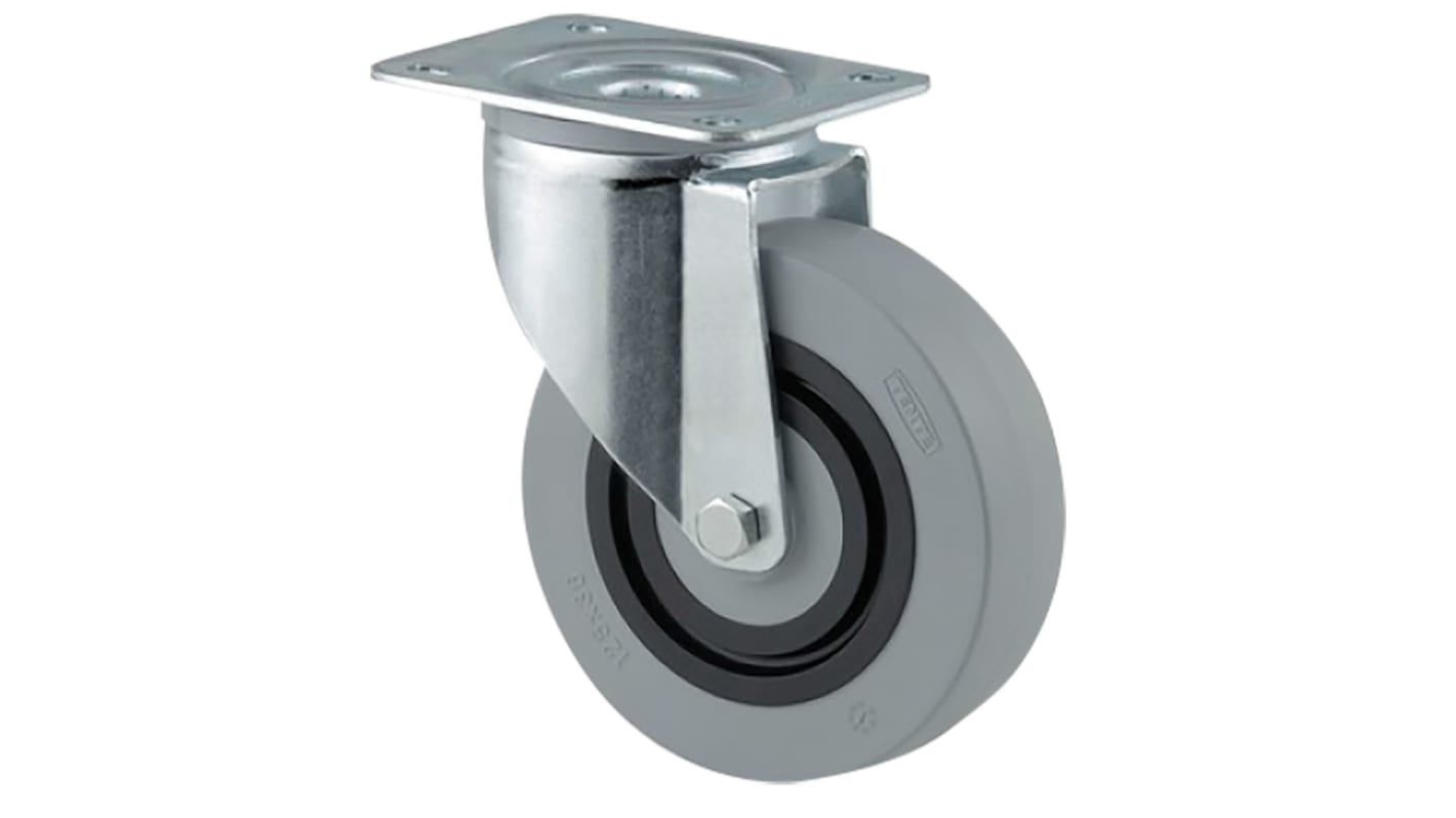 Tente Swivel Castor Wheel, 200kg Capacity, 125mm Wheel