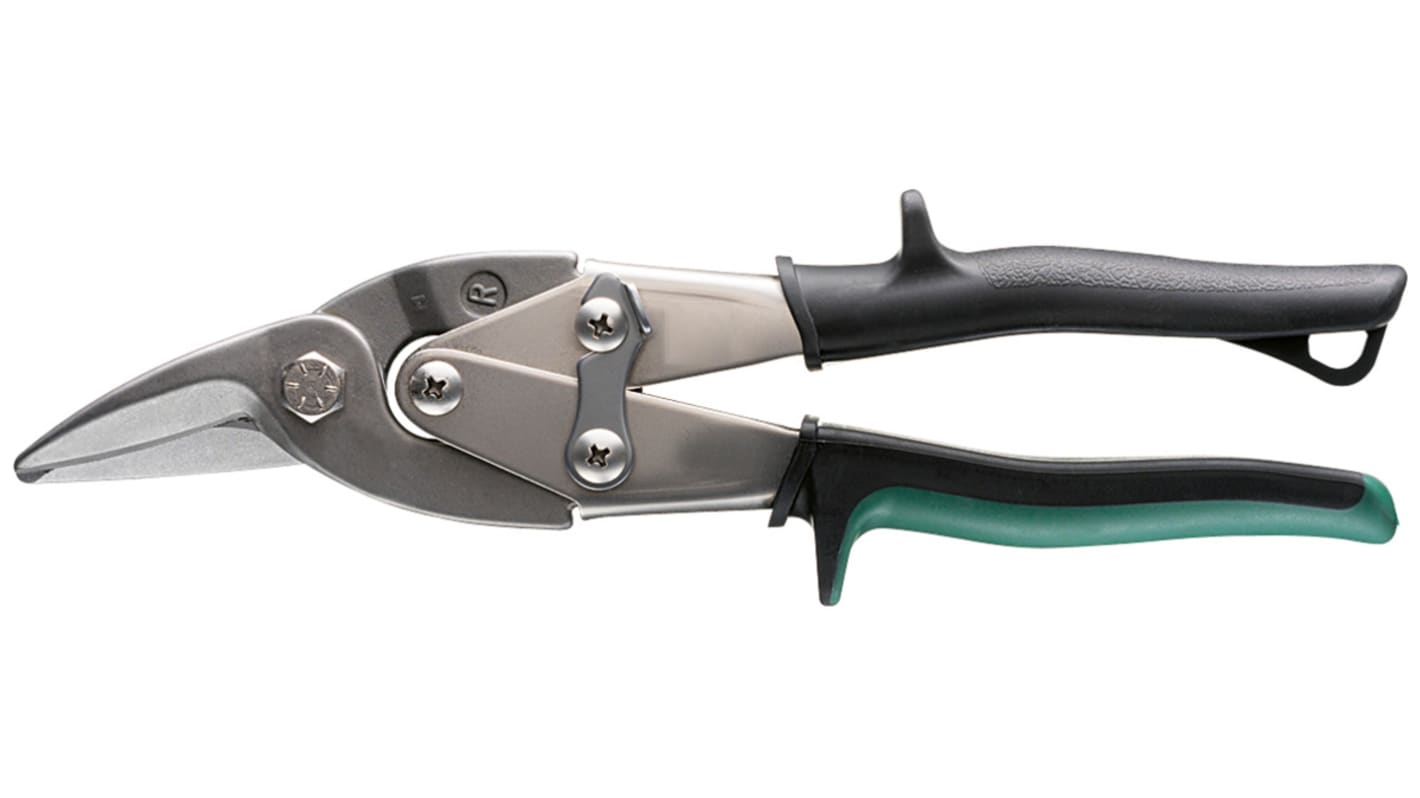 Bessey 240 mm Curved, Straight Tin Snip for Carbon Steel