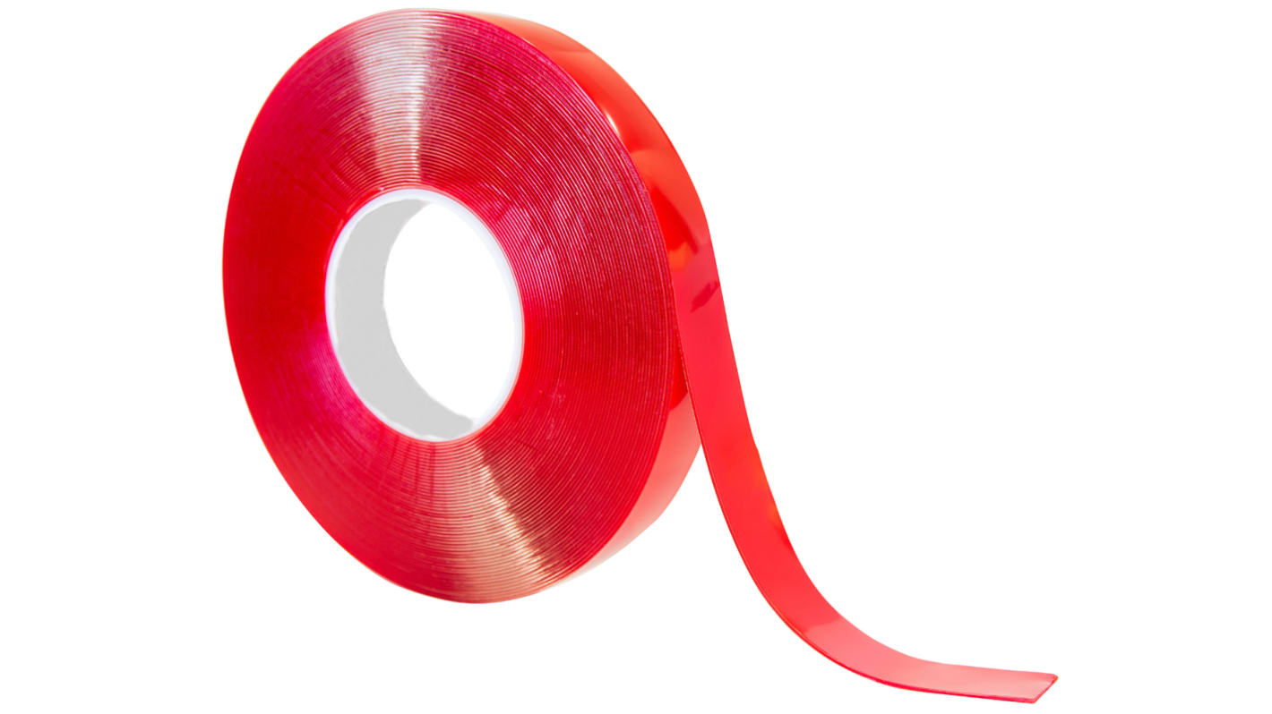 RS PRO Translucent Foam Tape, 6.0mm x 33.0m, 1.0mm Thick