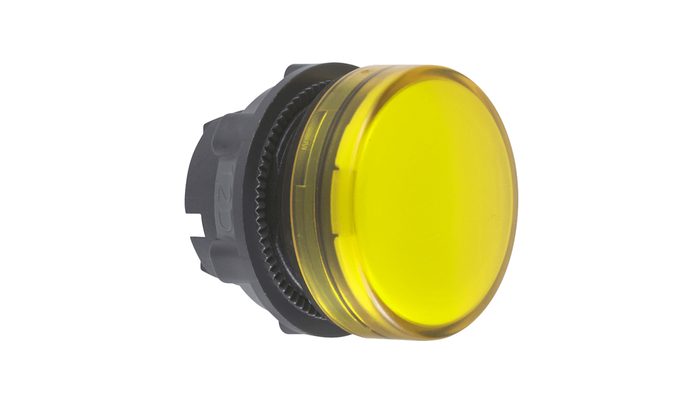 Luz piloto Schneider Electric ZB5AV083 Amarillo, Montaje , Montaje en panel