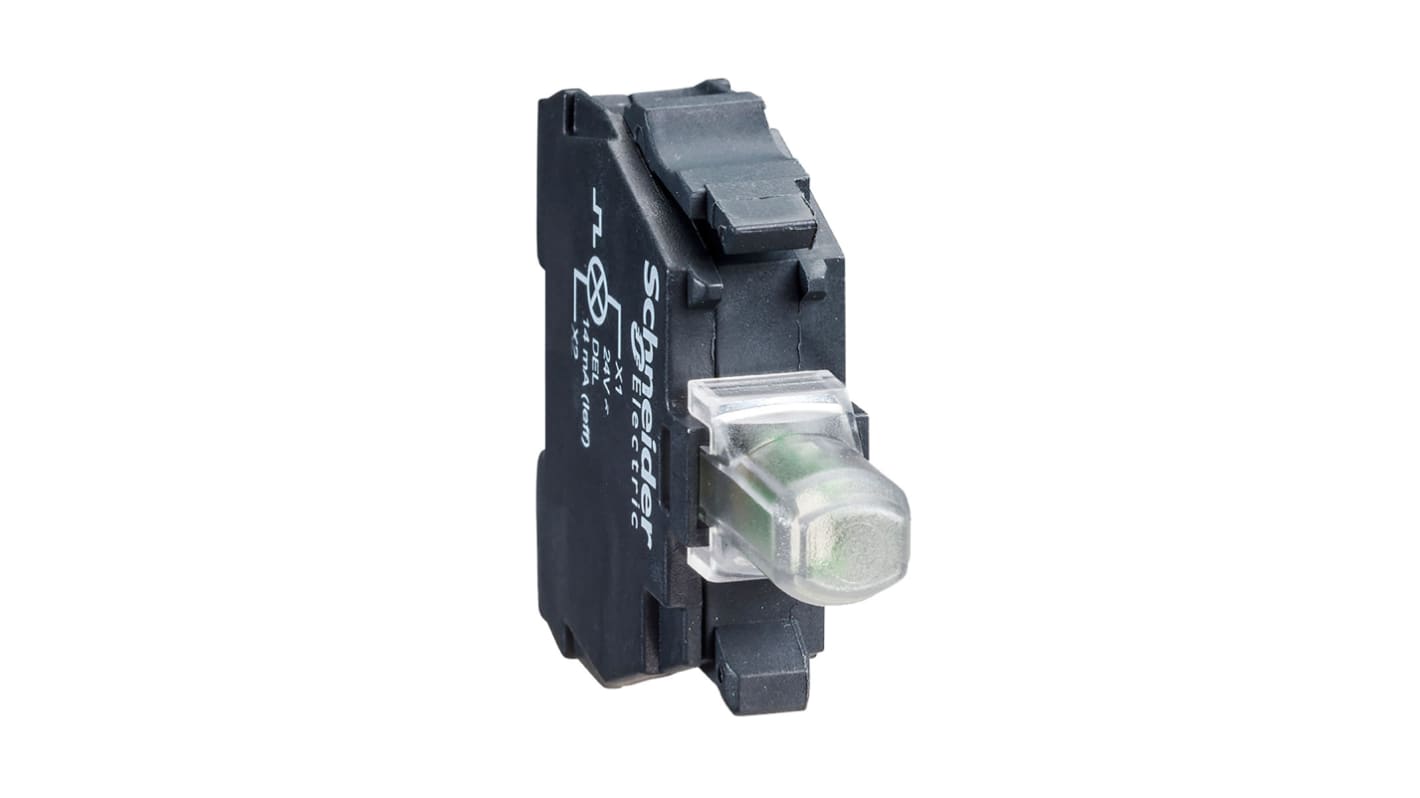 Schneider Electric 施耐德 带灯按钮座, Harmony XB系列, 照明块, 230 V, 黄色灯, 螺钉接端