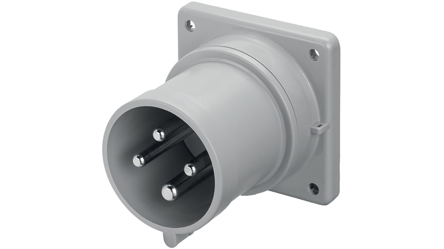 Connettore di alimentazione industriale Scame Maschio, 3P + E, 16A, Montaggio a pannello