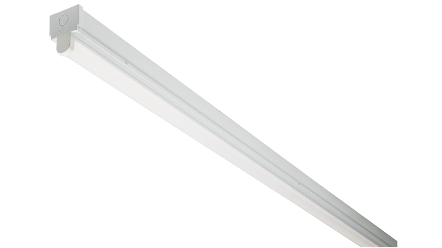 RS PRO 10W LED Batten Light, 230 V ac Batten Single Batten, 1 Lamp , 615mm Long, IP20