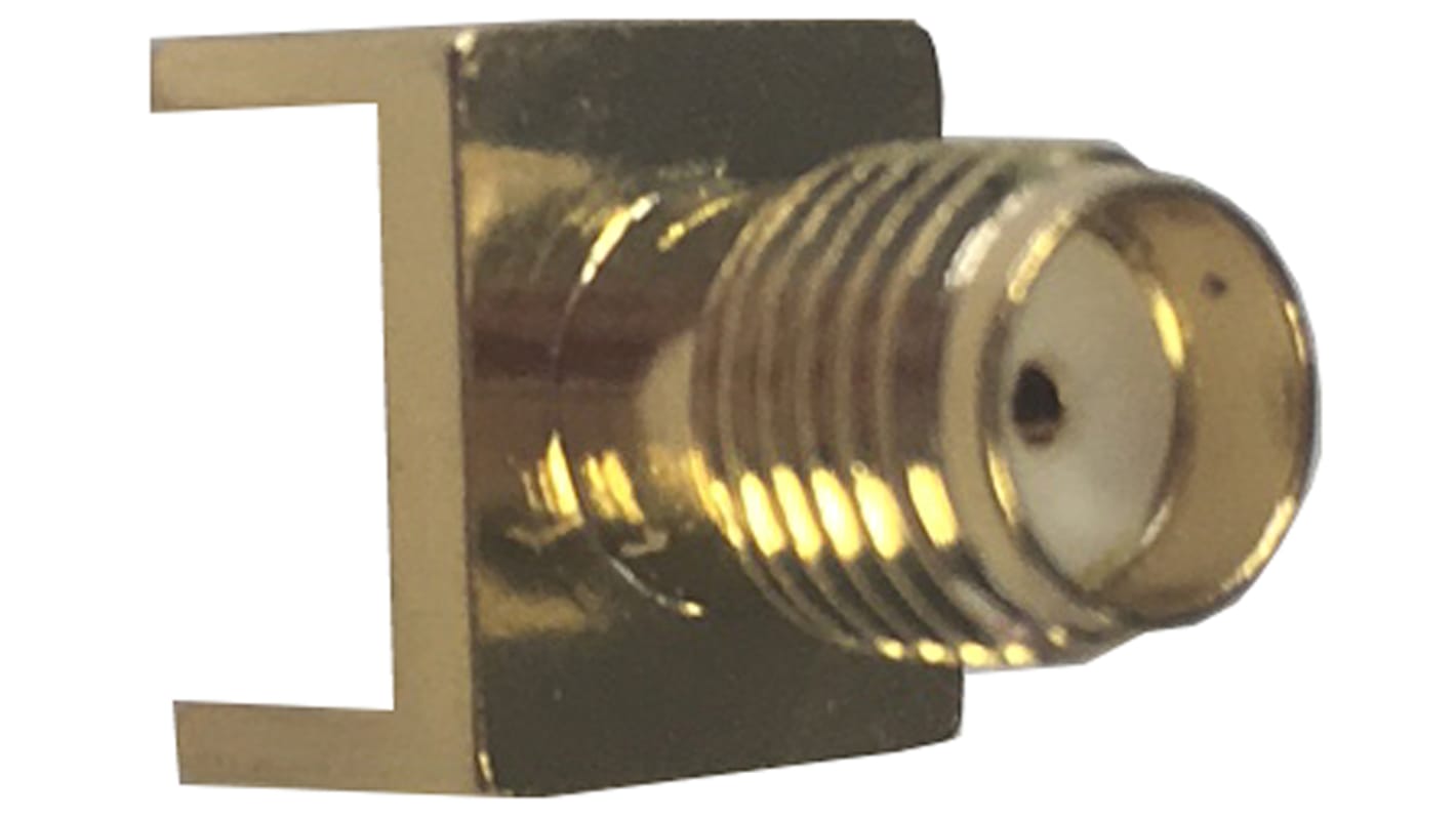 RF Solutions CON Series, Jack PCB Mount SMA Connector, 50Ω, Solder Termination, Straight Body