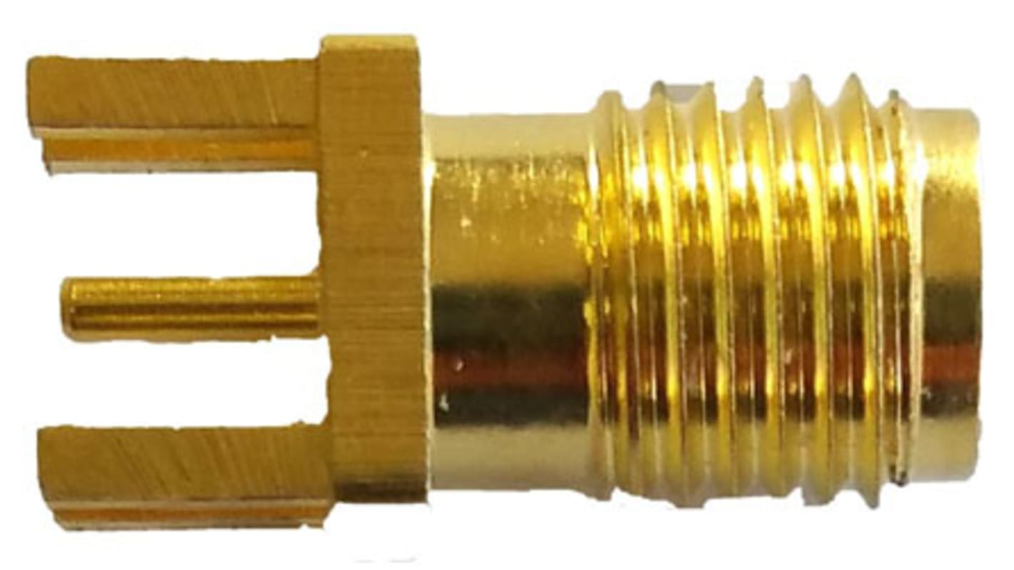 RF Solutions CON Series, jack SMA Connector, Solder Termination, Straight Body