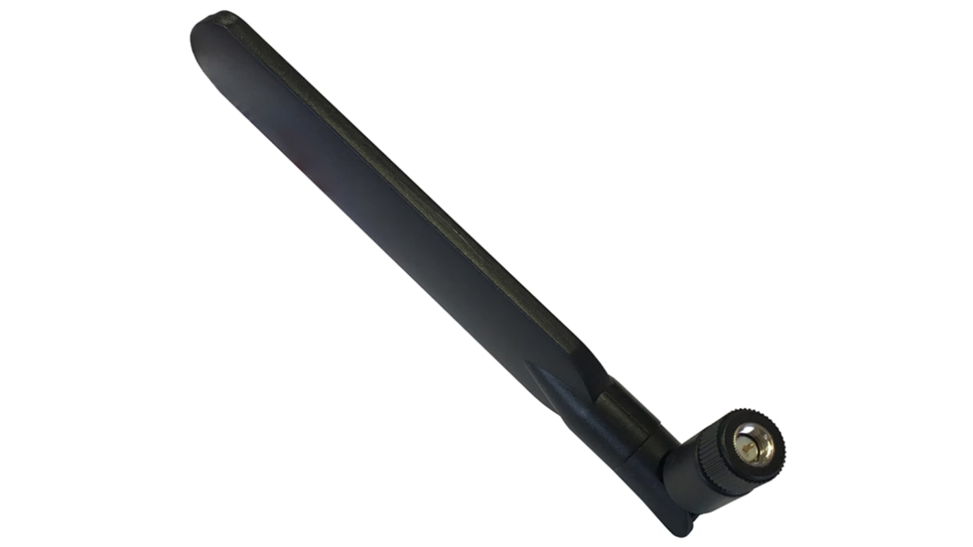 RF Solutions WiFi Multiband-Antenne, Rundstrahlantenne, 2,4 GHz, 5,1 GHz, 5,8 GHz, Stabantenne, SMA, 5dBi