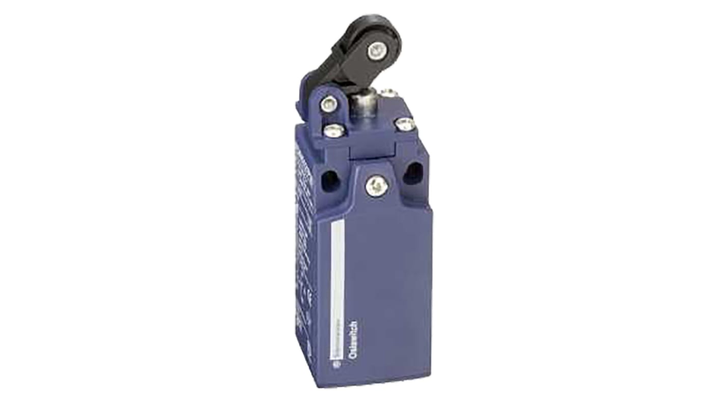 Telemecanique Sensors OsiSense XC Series Plunger Roller Lever Limit Switch, NO/NC, IP65, DP, Plastic Housing, 240V ac