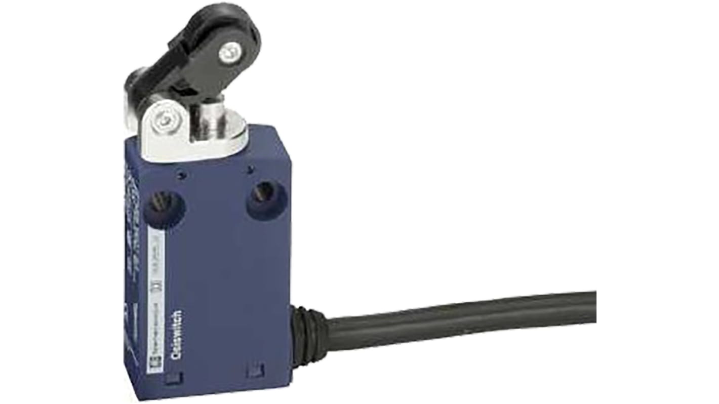 Telemecanique Sensors OsiSense XC Series Plunger Roller Lever Limit Switch, NO/NC, IP65, DP, Plastic Housing, 240V ac