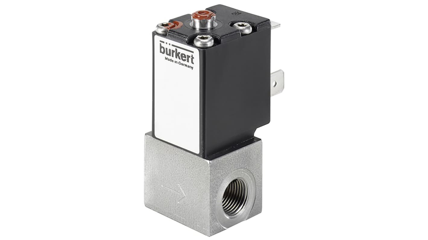 Burkert Proportional Solenoid Valve 238930, 2 port(s) , NC, 24 V dc, 1/8in