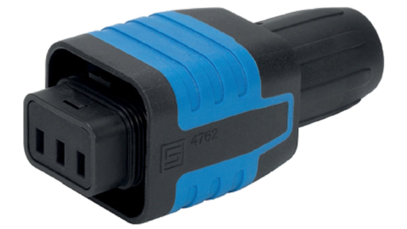 Schurter S15插座 IEC连接器, 电缆安装, 250 V, 10A