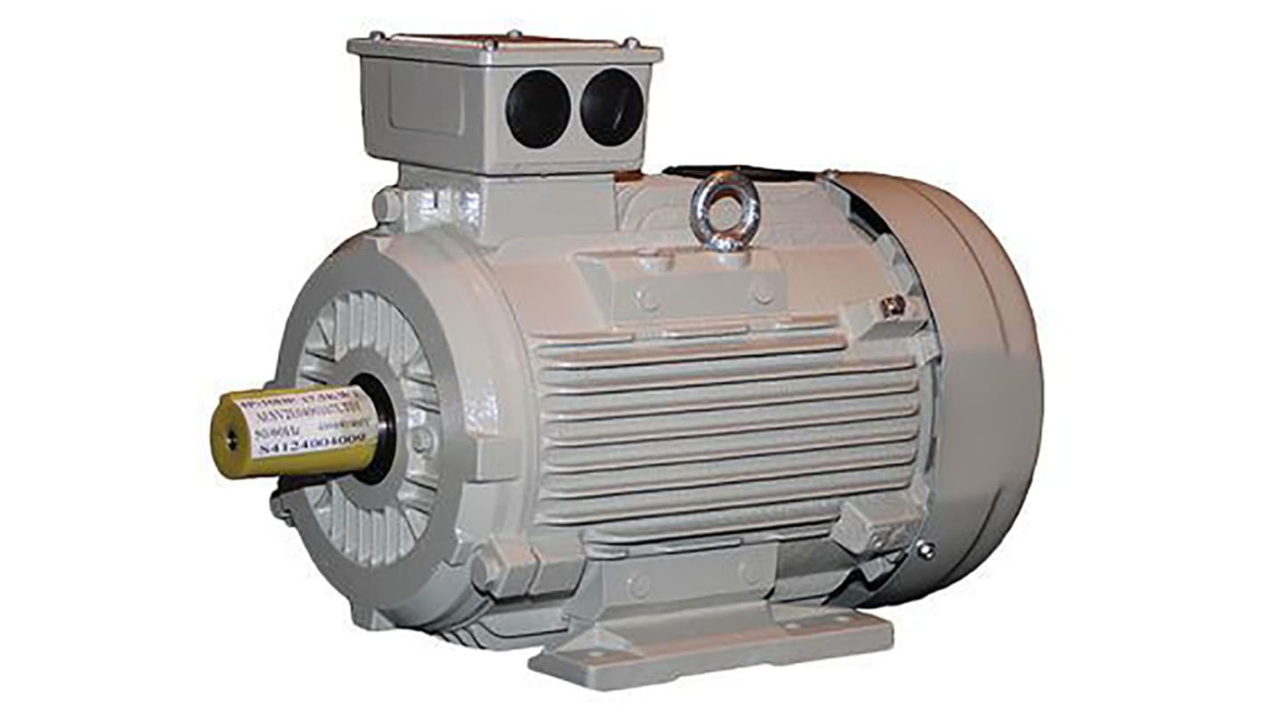 TECO Westinghouse ALDA Reversible Induction AC Motor, 2.2 kW, IE3, 3 Phase, 2 Pole, 230 V, 400 V, Flange Mount Mounting