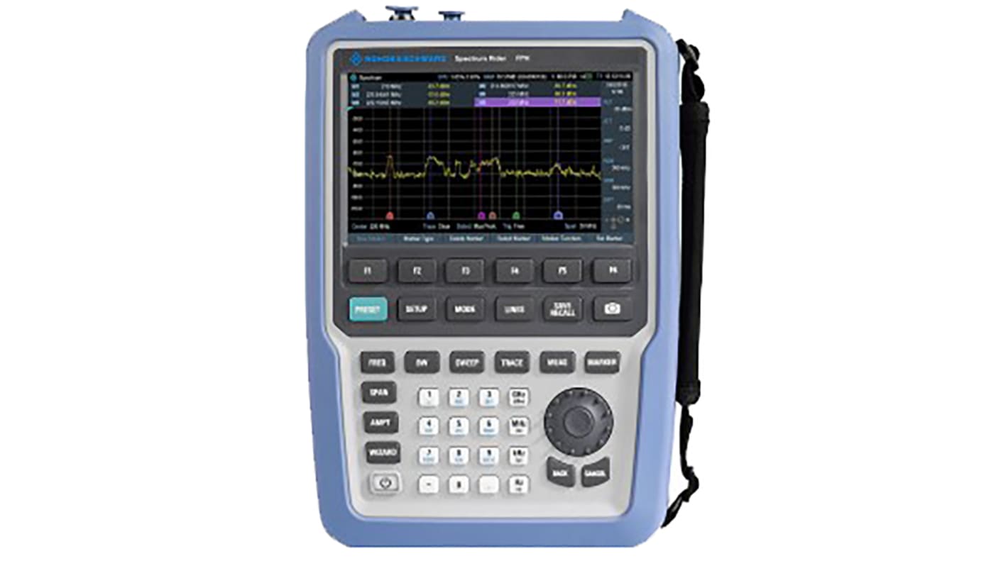 Rohde & Schwarz Spectrum Rider FPH Handheld Spectrum Analyser, 5 kHz → 2 GHz