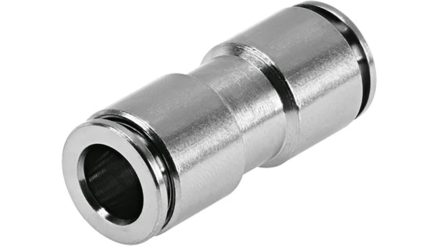 Festo NPQH Series Straight Tube-to-Tube Adaptor, Push In 14 mm to Push In 14 mm, Tube-to-Tube Connection Style, 578328