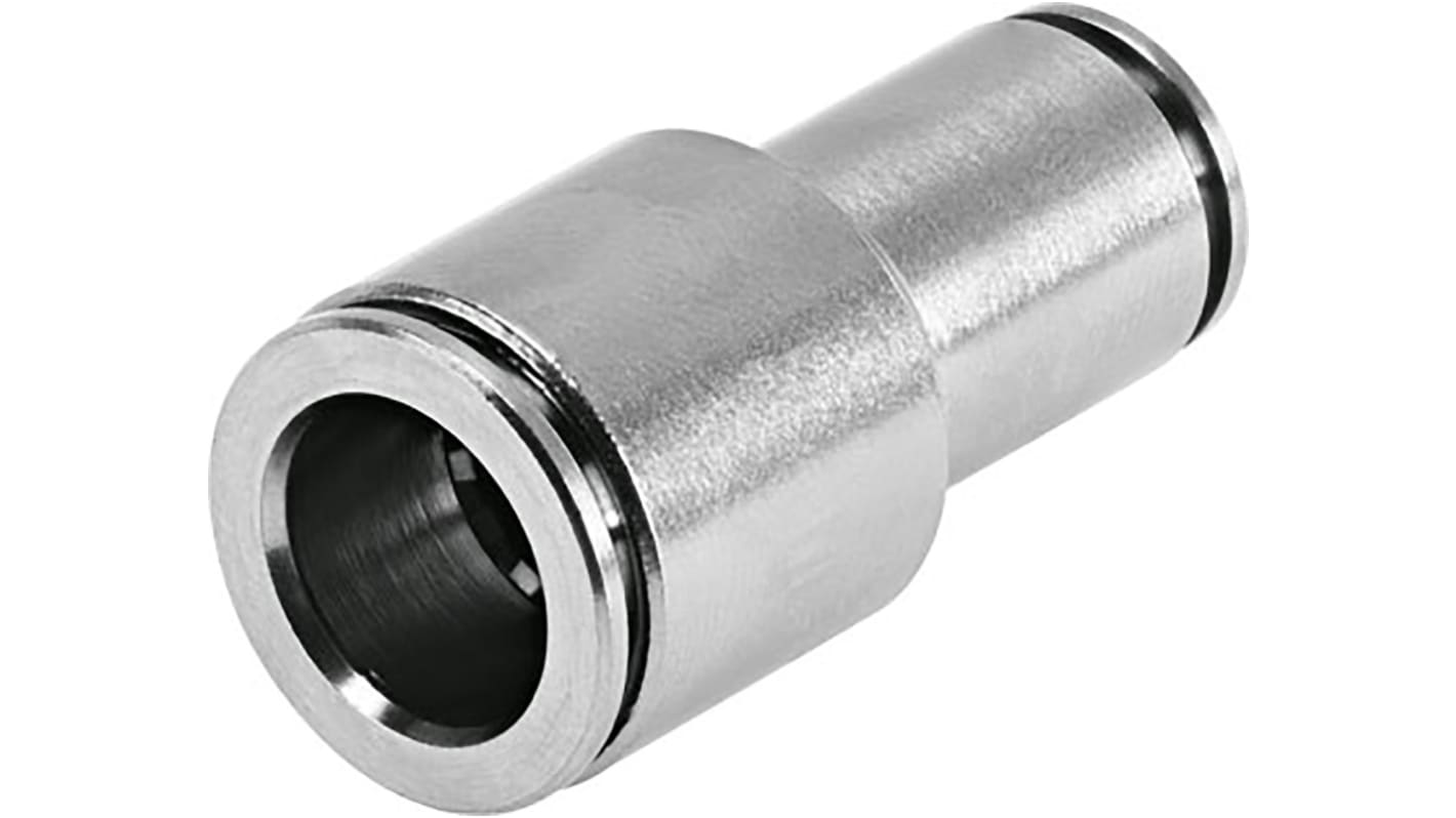 Festo NPQH Series Reducer Nipple, Push In 14 mm to Push In 10 mm, Tube-to-Tube Connection Style, 578332