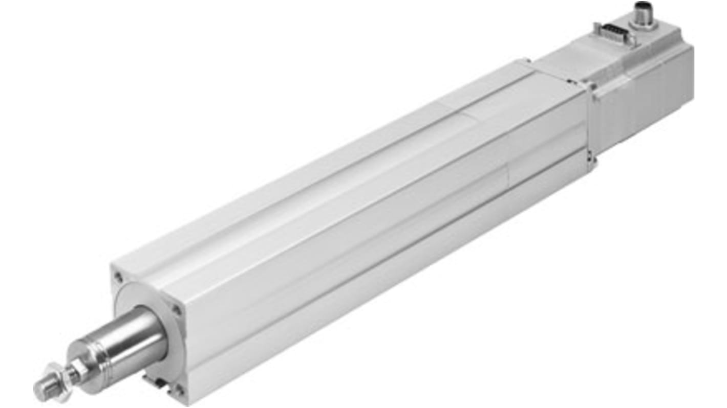 Actuador lineal eléctrico Festo EPCO, 100% ciclo de trabajo 650N, 24V dc, 120kg, 180mm/s, 200mm