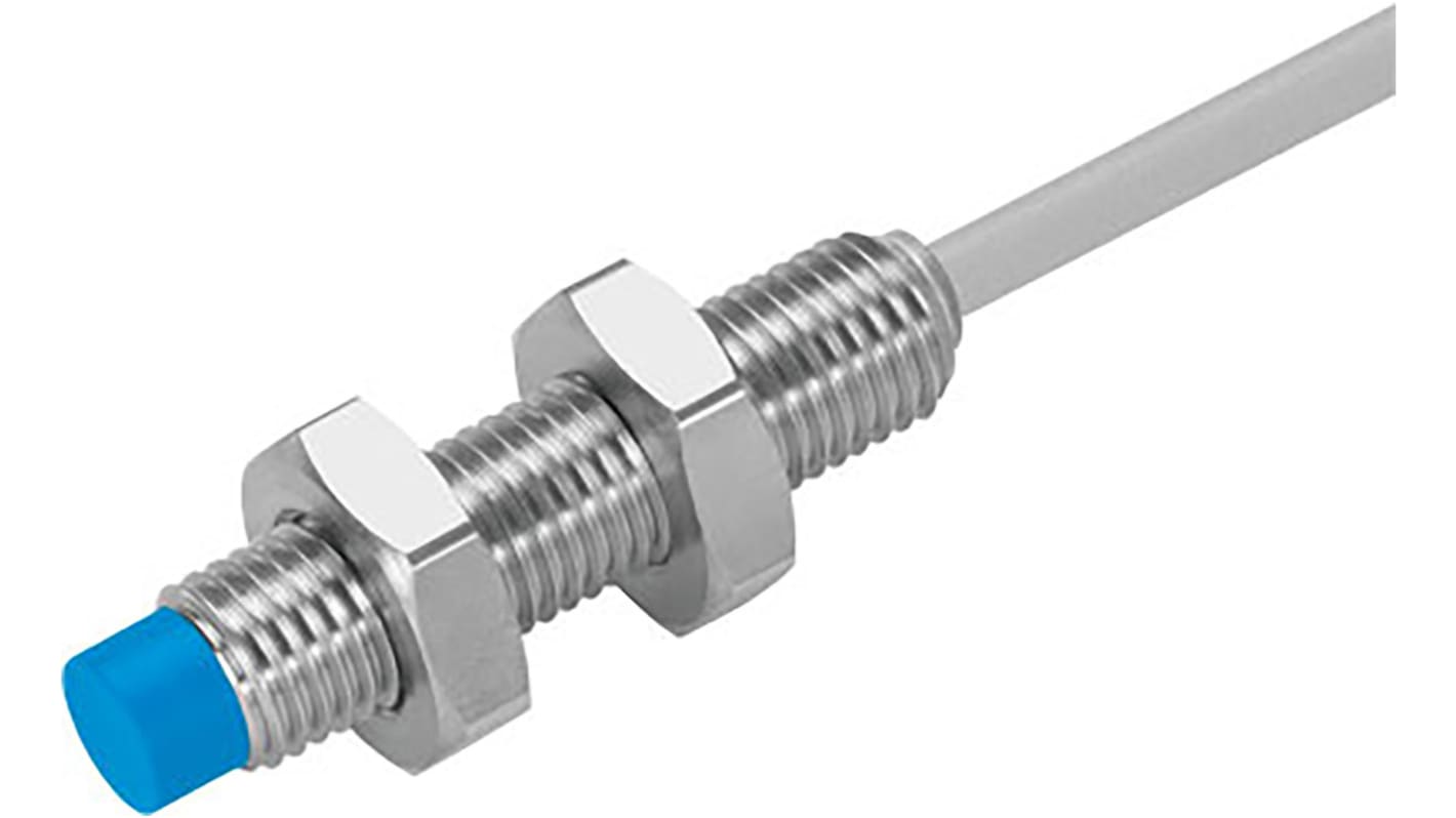Rs-Online Sensore di prossimità Cilindro filettato Festo M8 rilevamento 2 5 mm 10 → 30 V c.c