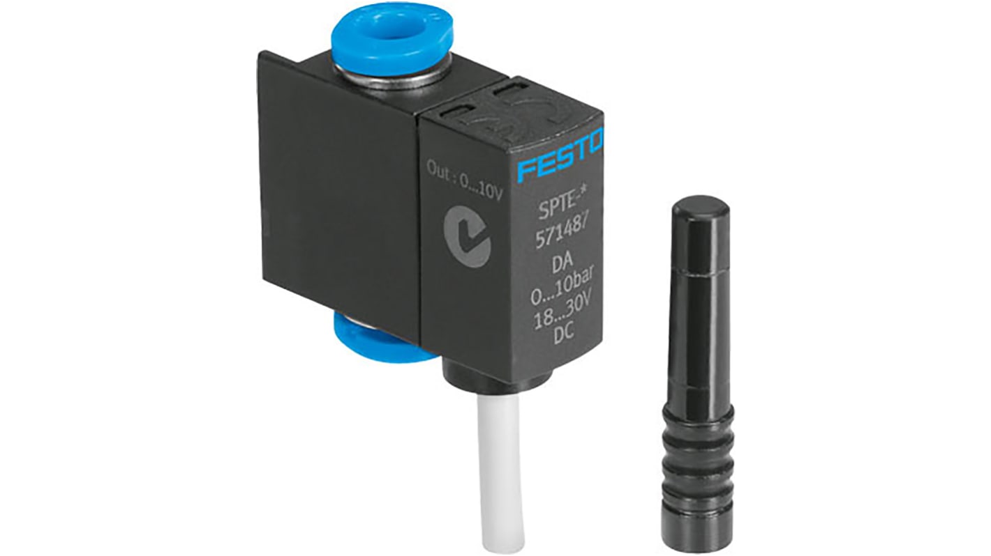 Festo Pressure Switch, Push In 3 mm -1bar to 0bar
