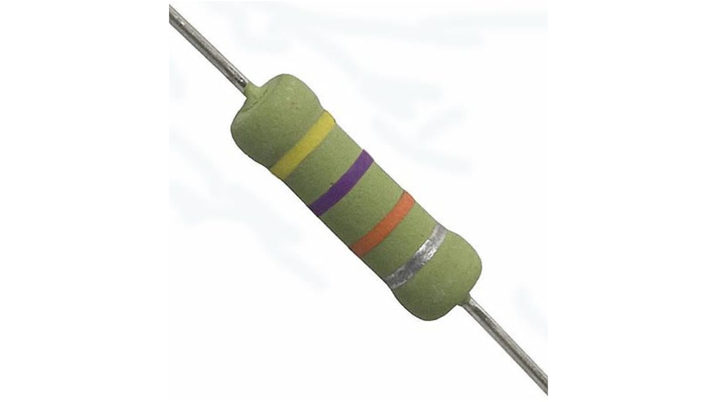 Arcol Ohmite 47kΩ Silicone Ceramic Resistor 1W ±10% OX473KE