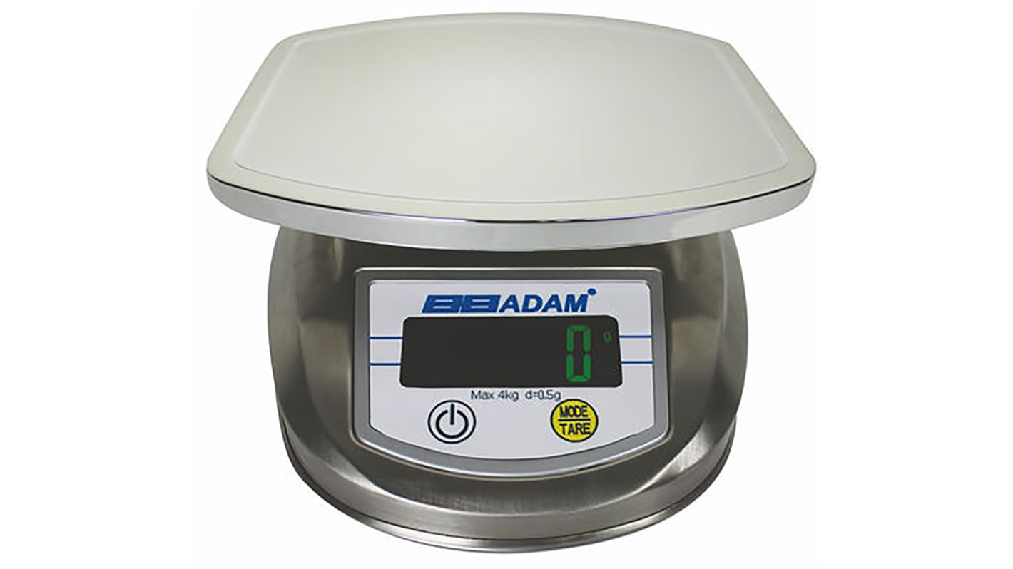 Adam Equipment Co Ltd Weighing Scale, 2kg Weight Capacity, With RS Calibration