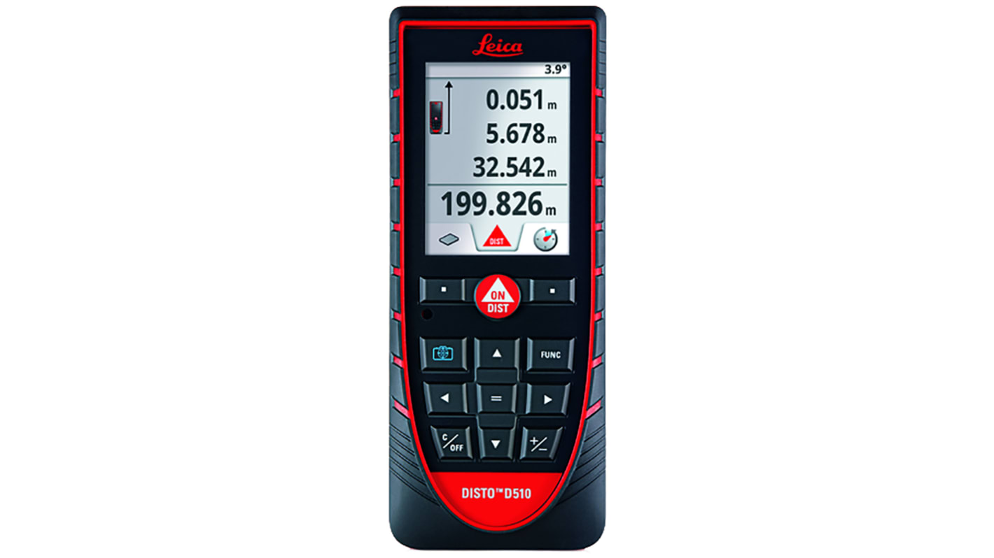 Leica D510 Laser Measure, 200m Range, ± 1 mm Accuracy