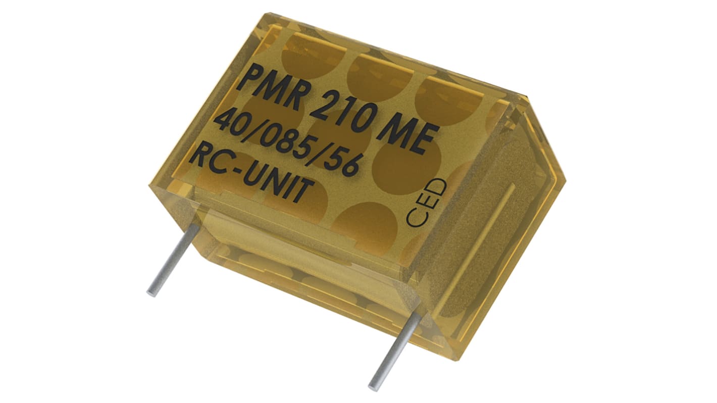 Condensador de papel KEMET, 22nF, ±20%, 250V ac, Montaje en orificio pasante