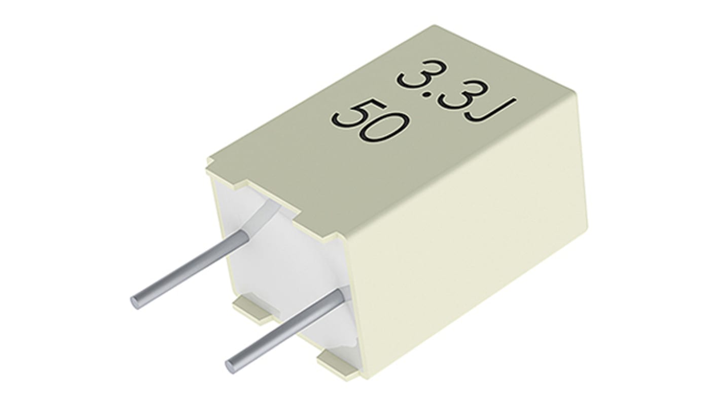 KEMET R82 Polyester Film Capacitor, 63 V ac, 100 V dc, ±10%, 6.8nF