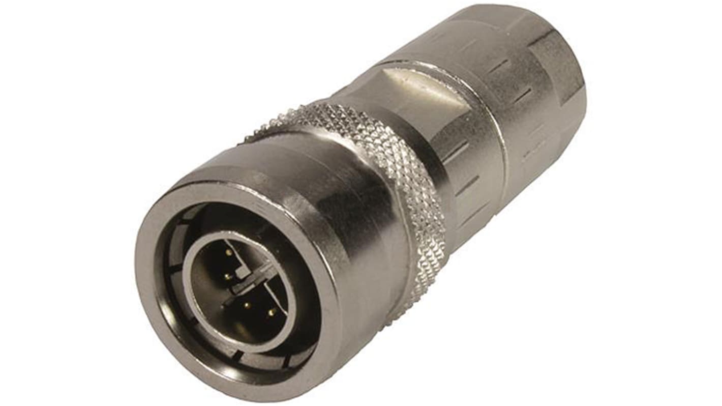 HARTING Circular Connector, 8 Contacts, Cable Mount, M12 Connector, Socket, Male, IP54