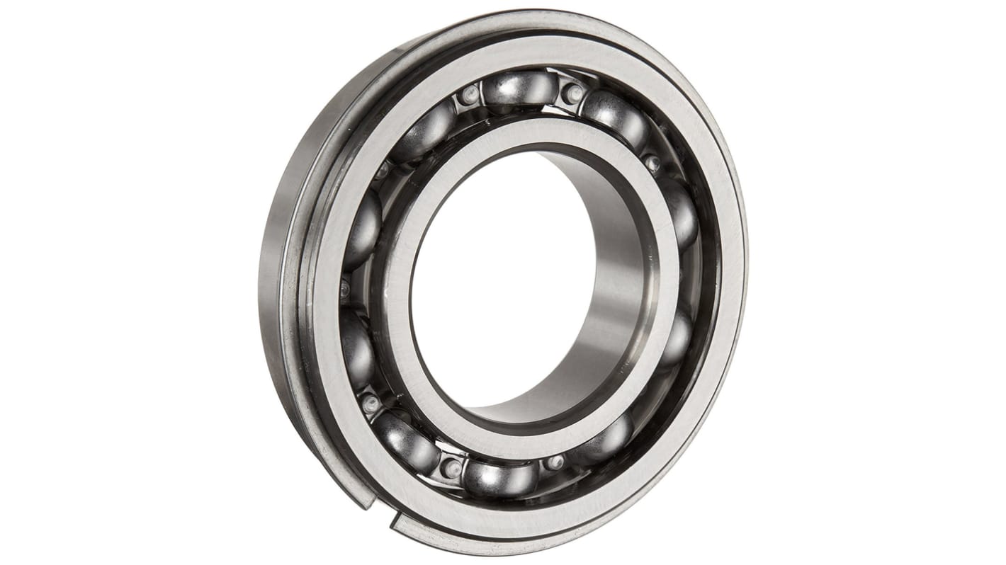 SKF 6204 NR Single Row Deep Groove Ball Bearing- Open Type 20mm I.D, 47mm O.D