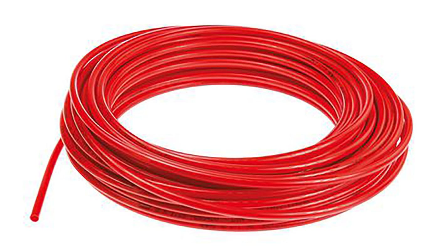 Festo PUN Druckluftrohr Polyurethan Rot, Innen-Ø 4mm / Außen 6mm x 50m bis 10 bar