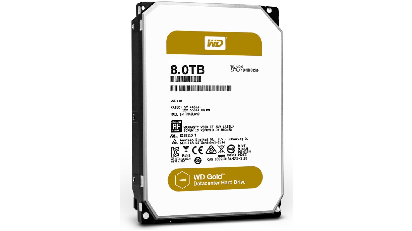 Western Digital 8 TB 3.5in SATA Internal Hard Drive