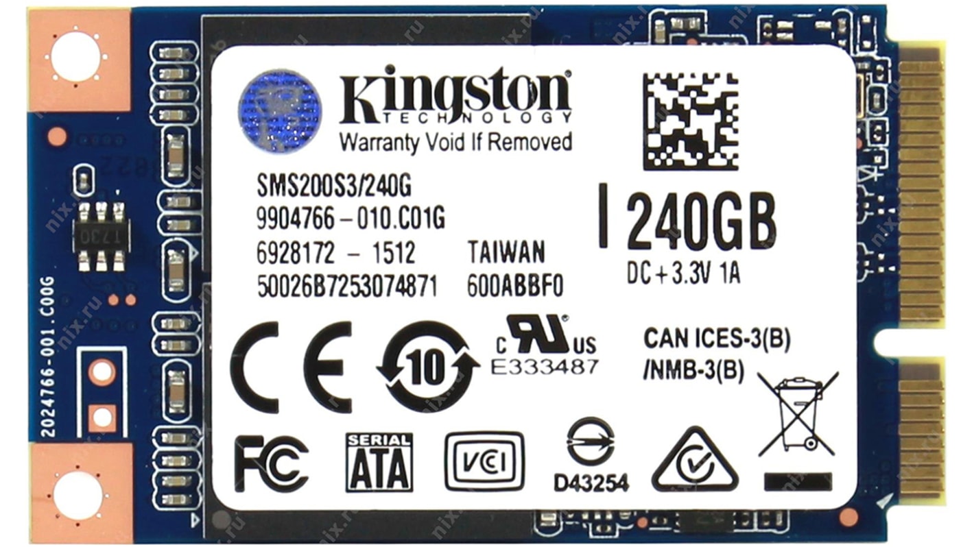 Kingston mS200 mSATA 240 GB Internal SSD