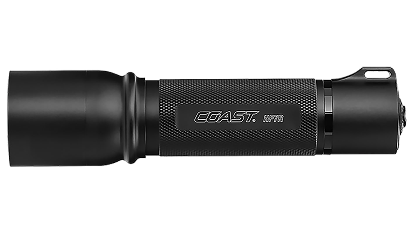 Coast 充电式战术手电筒, 300 lm, LED, 电池组电池, 黑色, HP系列, HP7R