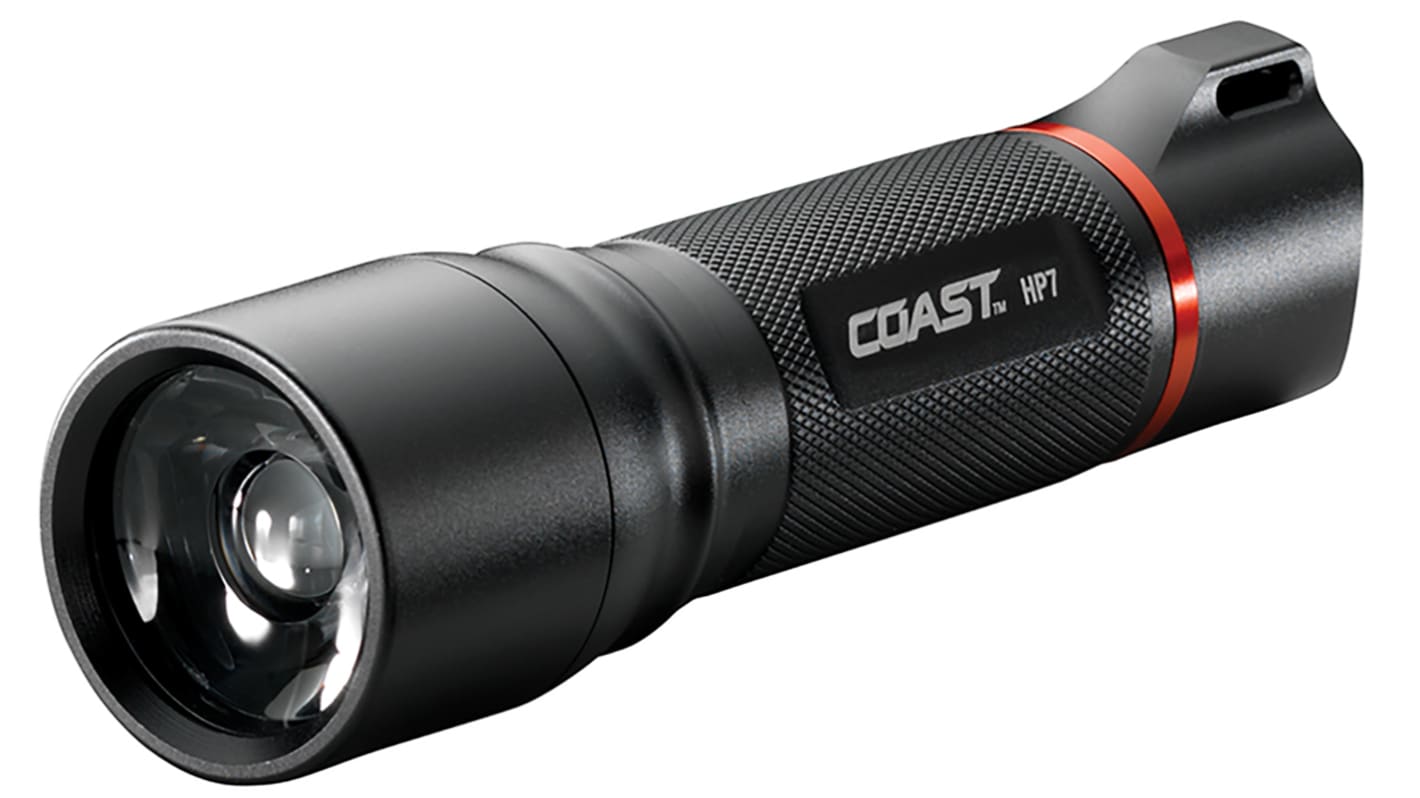 Coast LED Torch Black 410 lm, 142 mm