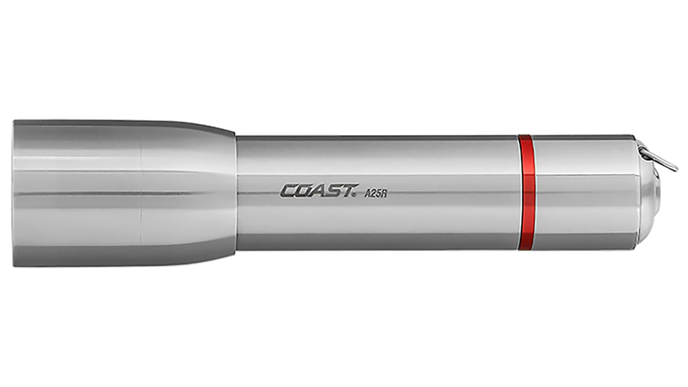 Torcia tattica LED Coast Ricaricabile, 725 lm, portata 208 m